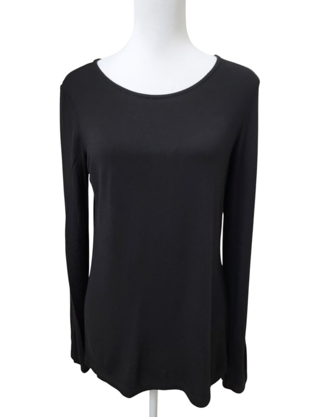 Willi Smith Size M Black Classic Long Sleeve Knit Top